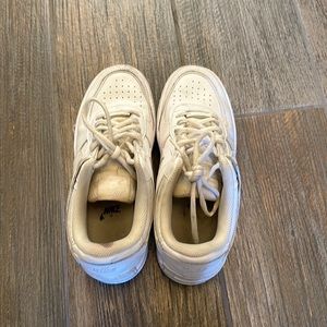 Women’s white Nike air forces. Size 8